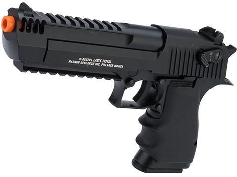 Magnum Research Licensed Semi/Full Auto Metal Desert Eagle L6 CO2 Gas Blowback Airsoft Pistol by KWC (Color: Black)
