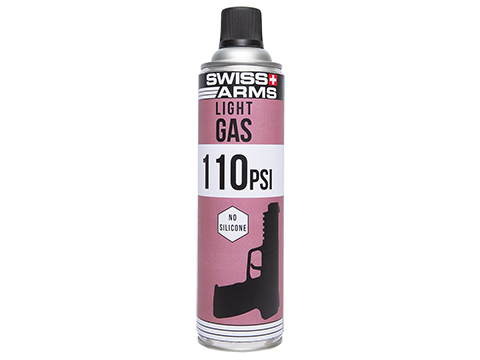 Swiss Arms Green Gas Bottle (Model: Non-Lubricated / 600ml / 110 PSI / Single Bottle)