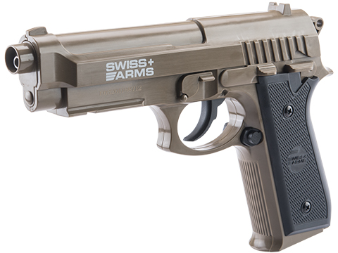 Swiss Arms SA P92 CO2 Powered Non-Blowback 4.5mm Air Pistol (Color: Tan)