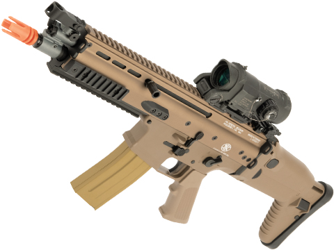 Cybergun FN Herstal Licensed Full Metal SCAR Light Airsoft AEG Rifle by VFC (Model: CQC / Dark Earth)