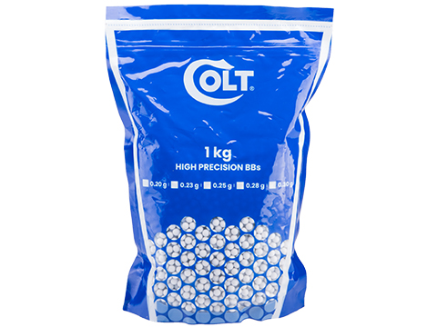 Colt Licensed High Grade Precision Airsoft BBs (Weight: 0.23g / 1kg)