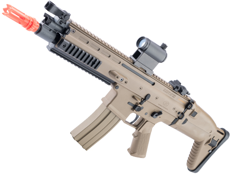 6mmproshop FN Licensed SCAR-L Airsoft AEG Rifle w/ ZEUS MOSFET by Cybergun (Color: Tan / 350FPS)