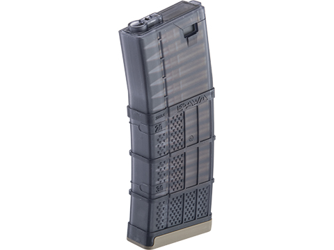 EMG 190rd Lancer Systems Licensed L5 AWM 300 Blackout Airsoft Mid-Cap Magazines (Color: Tan Smoke / Single)