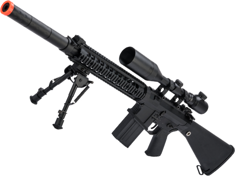 CYMA Platinum SR-25 QBS Airsoft AEG Designated Marksman Rifle (Model: SR-25)