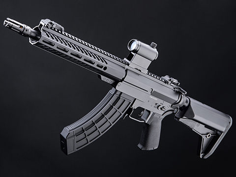 CYMA Platinum SR-47 MK47 QBS Airsoft AEG Rifle (Model: 10 M-LOK / Waffle Magazine)