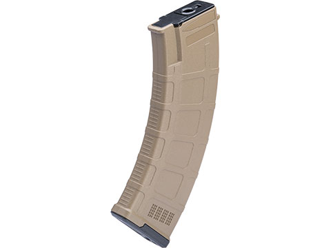 CYMA Polymer AR47-Style 600rd Hi-Cap Magazine for AK Series Airsoft AEG Rifles (Color: Tan)