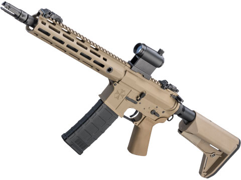 EMG Umbrella Corporation Weapons Research Group Licensed M4 M-LOK Airsoft AEG Rifle (Color: Tan / SBR / 350 FPS)