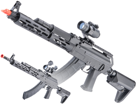 6mmProShop AK Spetsnaz Op. Airsoft AEG Rifle w/ Steel Receiver & M-LOK Handguard by CYMA (Color: Milled Style Receiver)