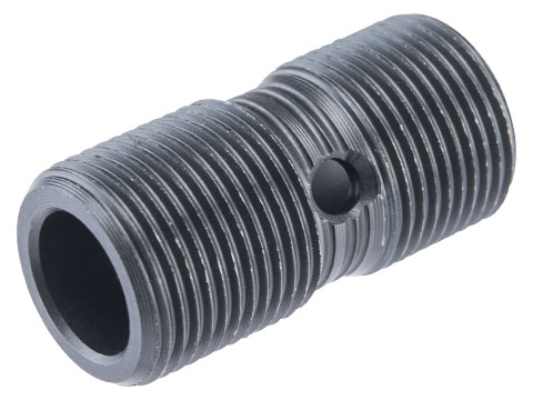 Cyma Aluminum Airsoft Thread Adapter for Internally Threaded Outer Barrels (Model: 14mm+ to 14mm+)