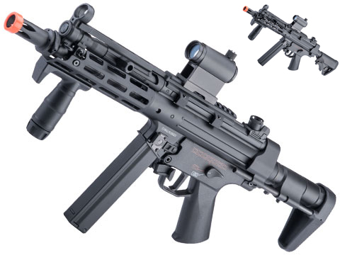 CYMA Platinum SMG9 Airsoft Electric Submachine Gun (Model: PDW Stock / Full Size)