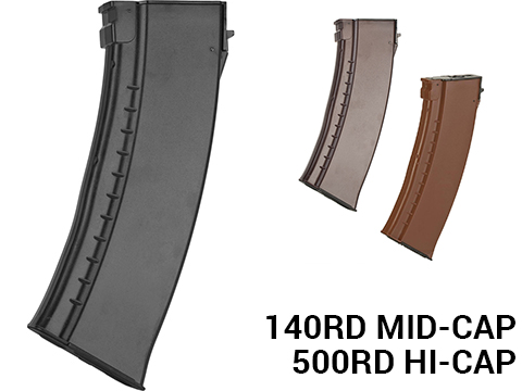 CYMA 500rd Hi-Cap Polymer AK74-Style Magazine for AK Series Airsoft AEG Rifle 