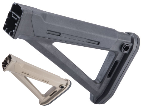CYMA Lightweight Polymer Fixed Stock for AK Series Airsoft AEG Rifles (Color: Tan)