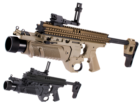 CYMA EGLM 40mm Airsoft Grenade Launcher System w/ Launcher Carriage 
