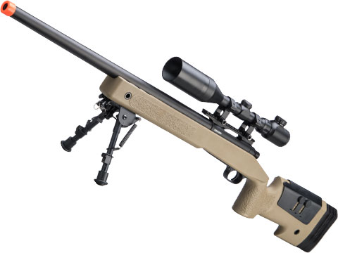 CYMA USMC M40A3 Bolt Action Airsoft Sniper Rifle (Package: Desert / Gun Only / 500 FPS)