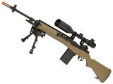 Matrix Field Ops Series M14 DMR Airsoft AEG Package by CYMA (Color: Tan)