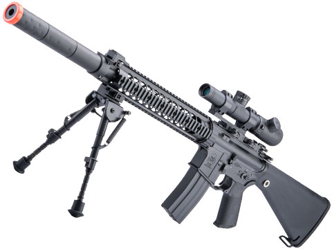 CYMA Full Metal MK12 SPR MOD.1 Airsoft AEG (Color: Black)