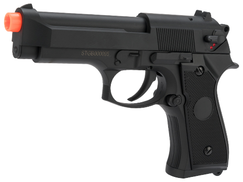 CYMA AEP Full Auto Select Fire M9 Airsoft AEP Pistol Package (Color: Black)