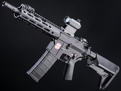 EMG Umbrella Corporation Weapons Research Group Licensed M4 M-LOK 2022 Ver. Airsoft AEG Rifle w/ Color Fill 