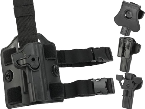 Cytac Hard Shell Adjustable Holster for TT-33 Series Pistols (Mount: MOLLE Attachment / Black)