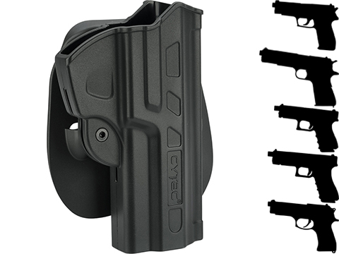 Cytac Hardshell FastDraw Holster (Model: Govt. Length 1911 Pistols / Paddle Mount)