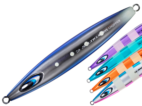 Daiwa Saltiga Jive Chopper Fishing Lure (Color: Black Purple Glow / 150g)