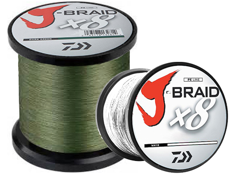 Daiwa J-Braid 8-Strand Woven Round Braid Line (Color: Multicolor / 65 Pounds / 550YDS - 500M)