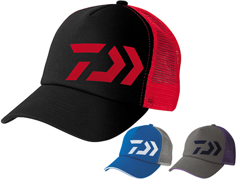 Daiwa D-Vec Mesh Trucker Cap (Color: Grey / Violet)