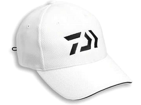 Daiwa D-VEC 3D Embroidered Logo Jersey Mesh Cap (Color: White)