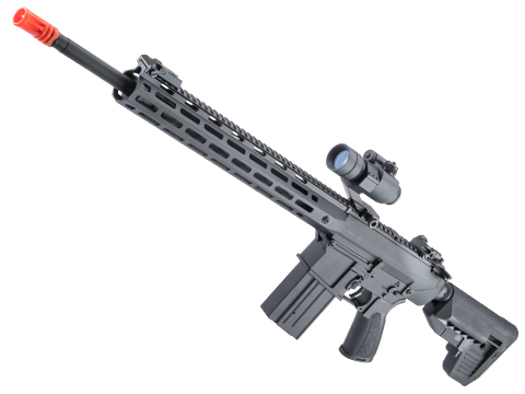 Double Bell Full Metal Precision SR-25 Airsoft AEG Rifle w/ 15 M-LOK Handguard