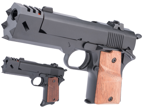 Double Bell Compact .45 Gas Blowback Airsoft Pistol w/ Compensator 
