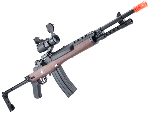 Double Bell Mini-14 Airsoft AEG Rifle w/ Folding Stock & ETU