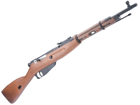 Matrix Mosin Nagant 1959 Carabine Shell Ejecting Bolt Action Spring Powered Airsoft Rifle w/ Real Wood Furniture
