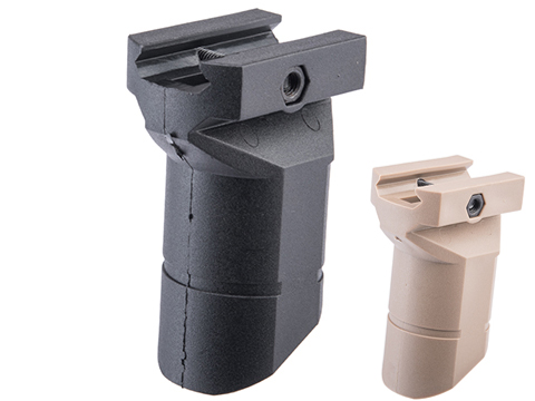 Double Bell Angle Cut Polymer Vertical Grip (Color: Black)