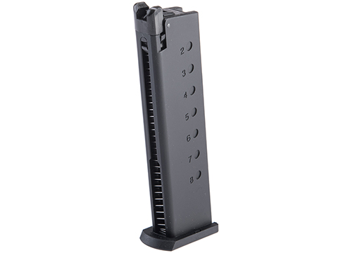 Double Bell 24 Round Green Gas Magazine for 1911 Series Gas Blowback Airsoft Pistols (Model: Wide Baseplate)