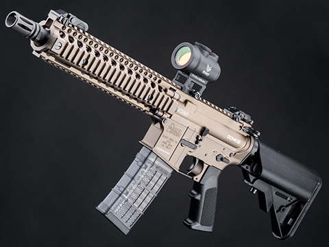 EMG CGS Series Daniel Defense Licensed MK18 Gas Blowback Airsoft Rifle by CYMA (Color: Flat Dark Earth)