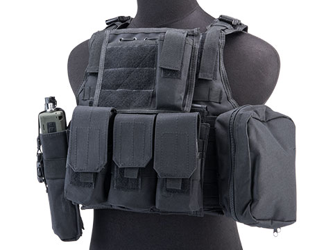 Defcon Commando Chest Rig (Color: Black)