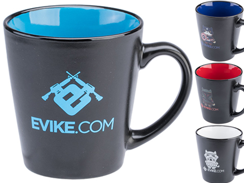 Evike.com Tapered Coffee Mug (Design: Logo / Blue)