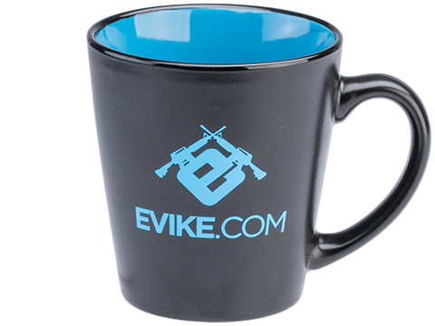 Evike.com Tapered Coffee Mug (Design: Logo / Blue)