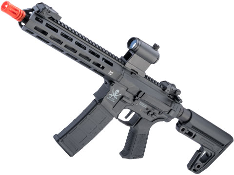 Matrix Calico Jack Polymer M4 Airsoft AEG Rifle w/ M-LOK Handguard & MOSFET (Model: SBR / M4 Stock / Black)