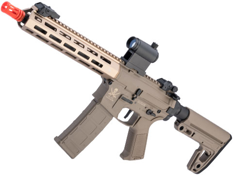 Matrix Calico Jack Polymer M4 Airsoft AEG Rifle w/ M-LOK Handguard & MOSFET (Model: SBR / M4 Stock / Tan / 350 FPS)
