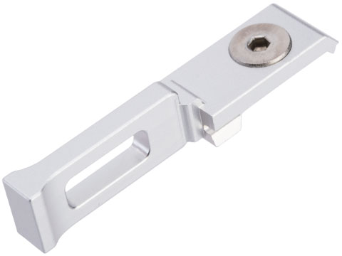 Dynamic Precision Angled Cocking Handle for Hi-Capa Series Airsoft GBB (Model: Type C / Silver)