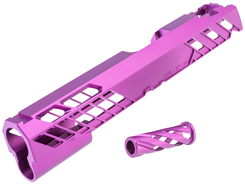 Dr. Black Type 505 Custom Aluminum Slide for Tokyo Marui Hi-CAPA Gas Blowback Airsoft Pistols (Color: Purple)
