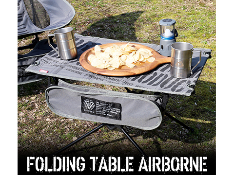 DRESS Folding Table Airborne for Fishing & Camping