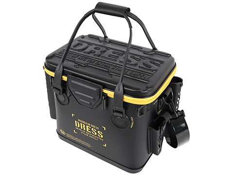 DRESS Bakkan Mini 17L Tackle Bag w/ Rod Holder (Color: Black / Yellow)