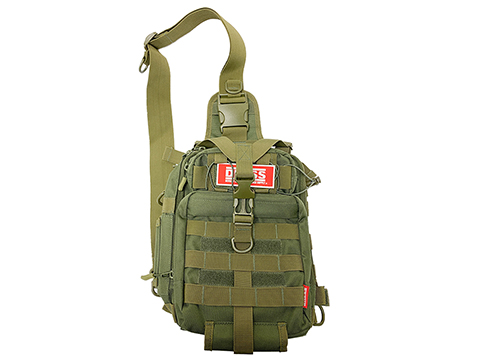 DRESS 2WAY 2.0 Military Messenger Shoulder Convertible Pack (Color: Olive Drab)