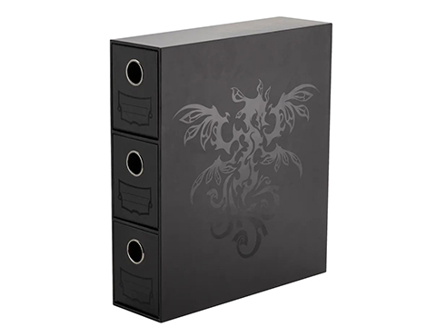 Dragon Shield Fortress Card Drawers Storage (Color: Black)