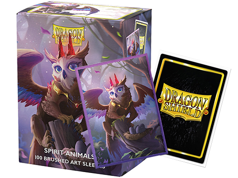 DRAGON SHIELD 100CT BOX BRUSHED ART DRAGOWLIS