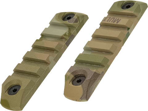 DyTac Polymer Keymod Rail Segments Set (Color: Multicam / 2X 5 Slot)