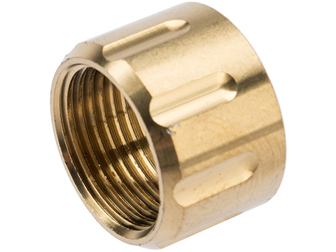 Dynamic Precision CNC Machined Aluminum 14mm Negative Thread Protector (Model: Type A / Gold)