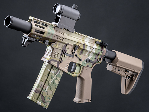 EMG Helios SLR Rifleworks Licensed B15 Airsoft AEG / ION M-LOK Handguard (Color: Multicam / 3 Lite Handguard / 350 FPS)